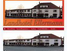 Tablet Screenshot of hotel-ellermann.de